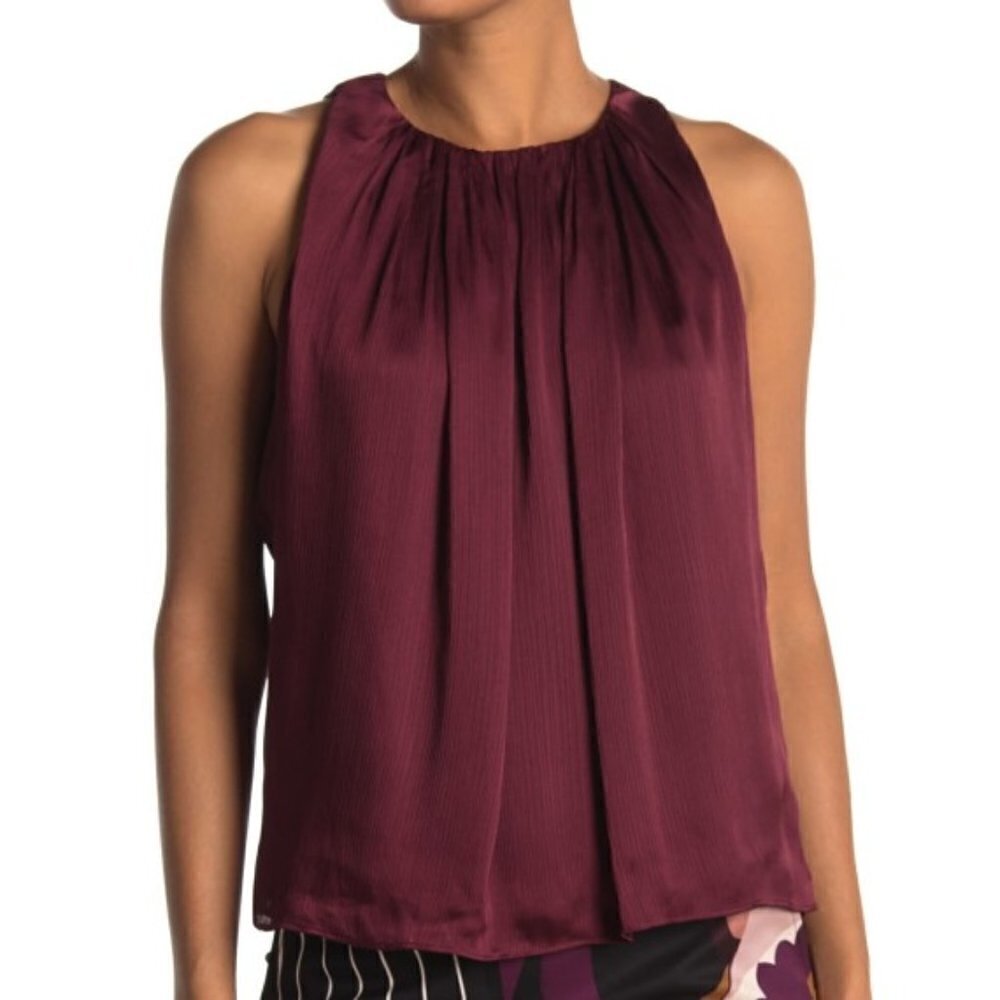 Trina Turk 'Cinsaut' Pleated Sleeveless Top